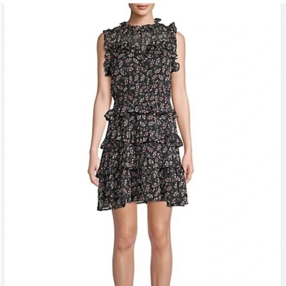 Ruffle Mini Dress - Picture 1 of 6